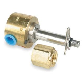 Dayton 4A703 Solenoid Valve, 3 Way, NC, 1/4 In, Brass