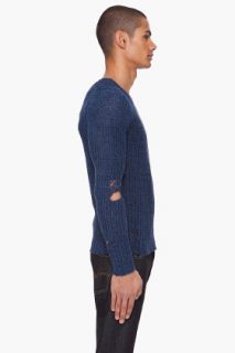 Diesel Black Gold Navy Kim3 deep Sweater for men