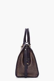 Yves Saint Laurent Small Metallic Olive Chyc Tote for women