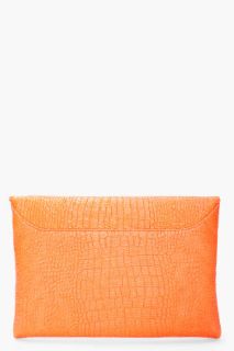 Givenchy Orange Antigona Envelope Clutch for women