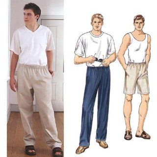 Kwik Sew Mens Elastic Waist Pants & Shorts Patterns By