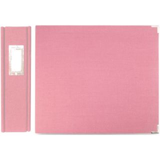 We R Memory Keepers Linen 12x12 inch Bubble Gum Postbound Album