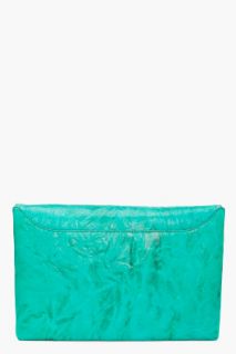 Givenchy Absinthe Green Pepe Clutch for women