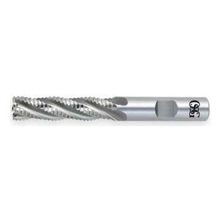 Osg 4912100 End Mill, Roughing, Co, 1 1/4, 6 FL, Sq End