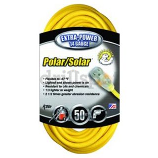 Coleman Cable Systems, Inc. 014880002 50 14/3 Yellow SJEOW POLAR