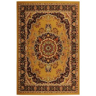 Paterson Collection Oriental Medallion Gold Area Rug (49 x 7) Today