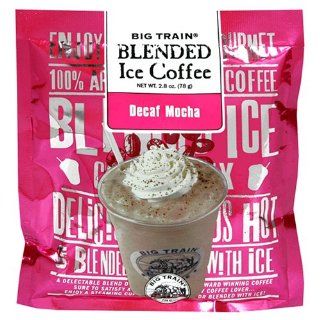 Big Train Blended Ice Coffee, Decaf Mocha, 2.8 Ounce Bags (Pack of 25