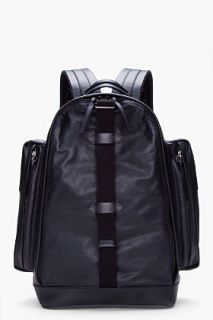 Givenchy Black Large Leather Backpack for men