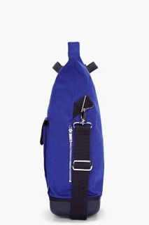 KRISVANASSCHE Blue Shopper Bucket Bag for men