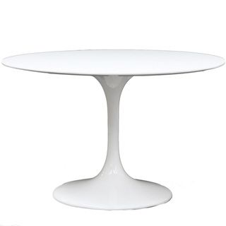 Eero Saarinen Style White 40 inch Tulip Dining Table