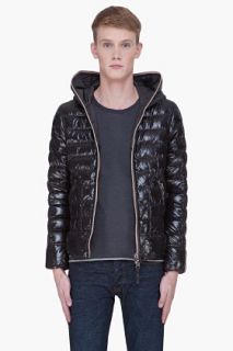 Duvetica Black Wool Trim Thi Jacket for men