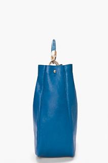 Yves Saint Laurent Large Blue Roady Hobo Bag for women
