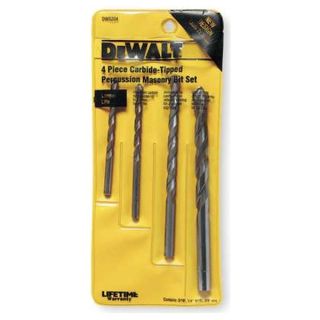 Dewalt DW5204 Bit Kit, Hammer, 4 PC