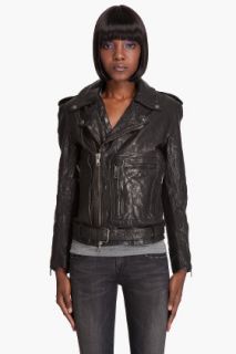 R13 Oversized Motorcycle Jacket for women