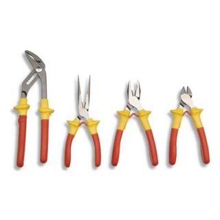 Facom FA 184.J4VE Safety Insulated Pliers Set, 4 Pc