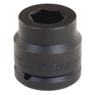 Proto J15070M Impact Socket, 1 1/2 Dr, 6 Pt, Std, 70mm