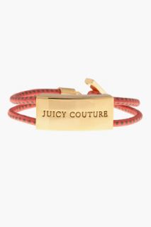 Juicy Couture Logo Plaque Rope Bracelet for women