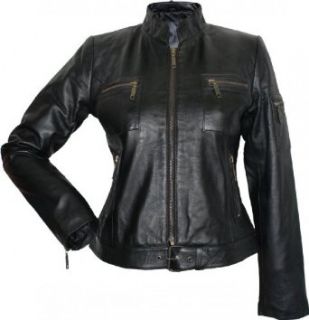 German Wear Women Leather Jacket Fashion Lamb Nappa