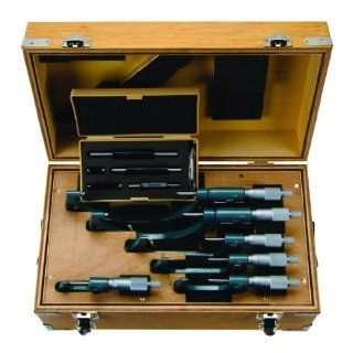 Mitutoyo 193 908 Digit Outside Micrometer Set, With Inspection