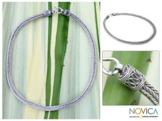 Sterling Silver Illusion Necklace (Thailand)