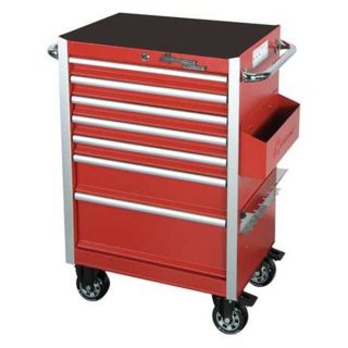 Montezuma PR2606MZ Roller Cabinet, 26 Wx18 3/8 Dx40 3/4H, Red