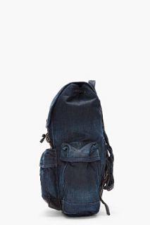 Diesel Indigo Denim Fully Backy hob Backpack for men