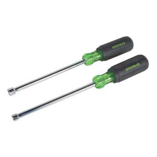 Greenlee 0253 06NH 6 Nut Holding Driver Set, Hollow, 2 Pc