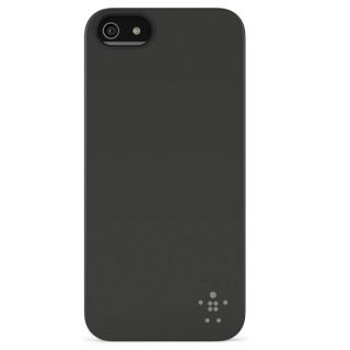 pour iPhone 5   Coque rigide polycarbonate noire opaque   Toucher mat