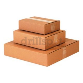 Box Partners 16124 16 x 12 x 4 Flat ECT 32 Kraft Corrugated Box
