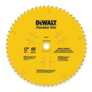 Dewalt DW3216PT Circular Saw Bld, Crbde, 12 In, 60 Teeth
