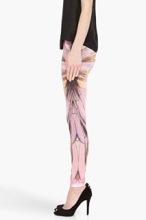McQ Alexander McQueen Pink Printed Leggings for women