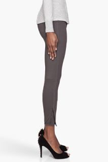 3.1 Phillip Lim Dark Taupe Cropped Riding Pants for women