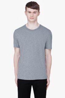 T By Alexander Wang Heather Grey Classic T shirt for men
