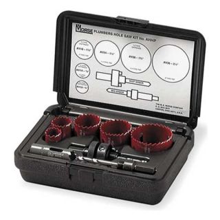 Morse AV04P Hole Saw Kit, 8 PC