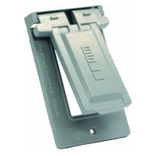 Raco/Bell 0703570 GFCI Vertical Mount Single Gang Device Cover Be