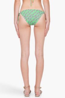 Diane Von Furstenberg Green Deinira Bikini Bottoms for women