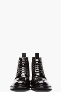 Saint Laurent Black Patent Army 29 Boot for women