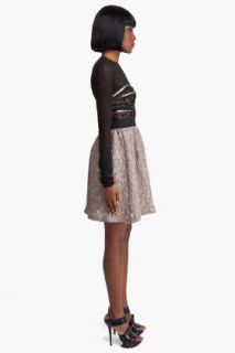 Proenza Schouler Strapless Metallic Bustier Dress for women