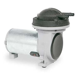 Thomas 007CDC13 Compressor Vacuum Pump, Diaphragm, 1/32 Hp