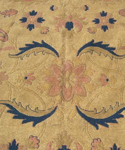 Afghan Soumak Hand knotted Beige/ Peach Rug (92 x 126)