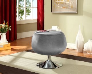 Silver Occasional Stool Today $108.99 5.0 (2 reviews)