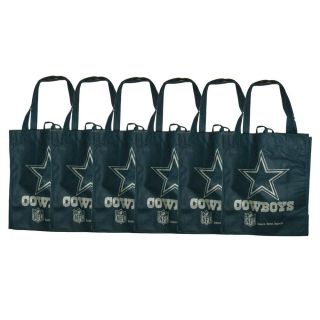 Dallas Cowboys Reusable Bags (Pack of 6)