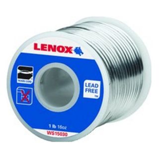 WS15031 WS15031 LENOX Rosin Core Lead Free Solder 1/16 1/4# Spool
