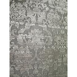 Madison Taupe/ Grey Floral Chenille Rug (92 x 127)