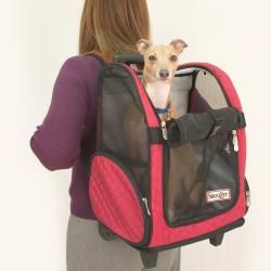 Snoozer Roll Around Red Small Travel Pet Carrier (17.5 x 12 x 8
