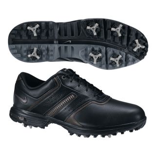 Nike Mens Air Tour Saddle II Black/ Silver Golf Shoes (Blem