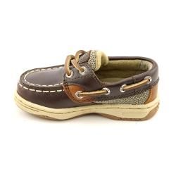 Sperry Top Sider Boys Bluefish Leather Casual Shoes Wide