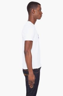 J. Lindeberg White Colby Signature T shirt for men