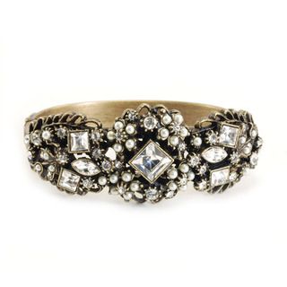Sweet Romance Pearl and Crystal Garden Bracelet