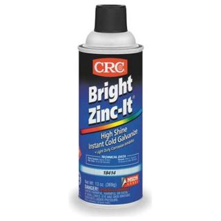 Crc 18414 Bright Zinc It, 16 Oz, Net 13 Oz